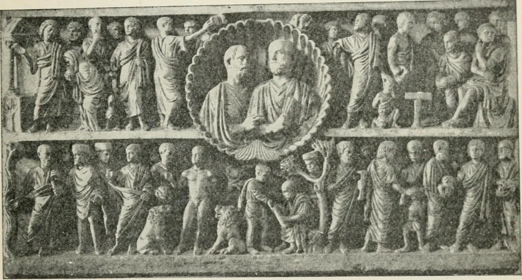 An illustration from Monuments of the early church, 1901, leaf 290