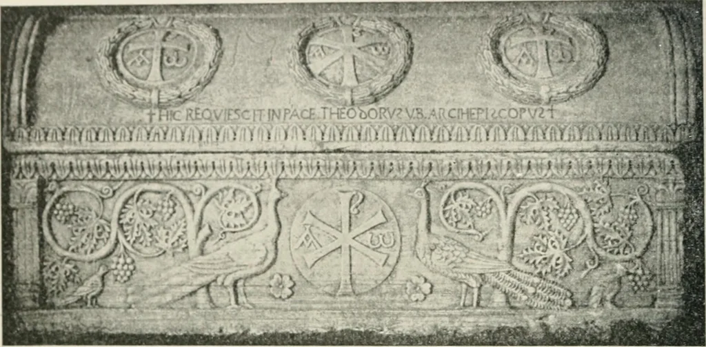 An illustration from Monuments of the early church, 1901, leaf 297