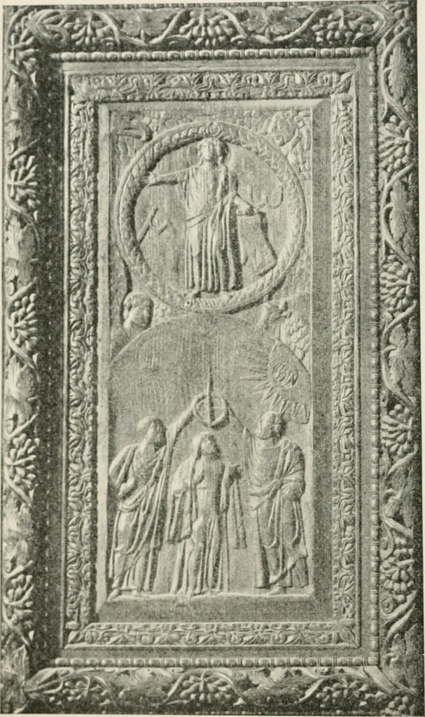 An illustration from Monuments of the early church, 1901, leaf 303