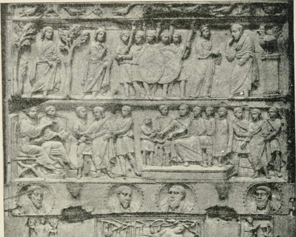 An illustration from Monuments of the early church, 1901, leaf 311