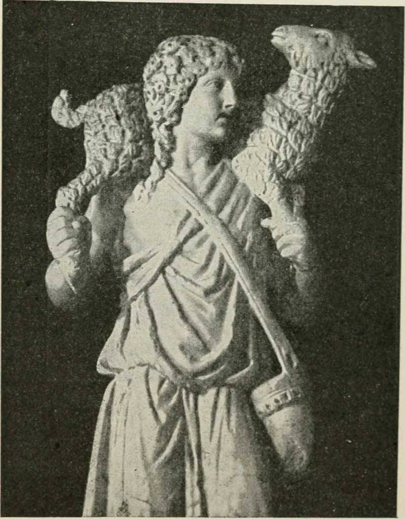 An illustration from Monuments of the early church, 1901, leaf 318