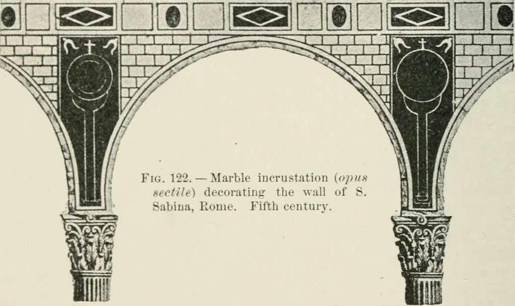 An illustration from Monuments of the early church, 1901, leaf 325