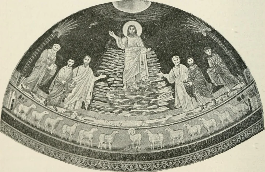 An illustration from Monuments of the early church, 1901, leaf 341