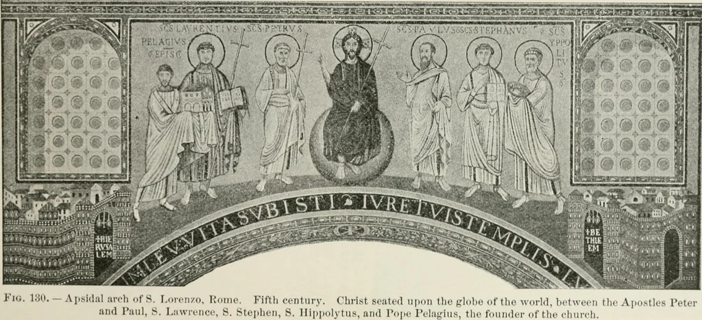 An illustration from Monuments of the early church, 1901, leaf 342