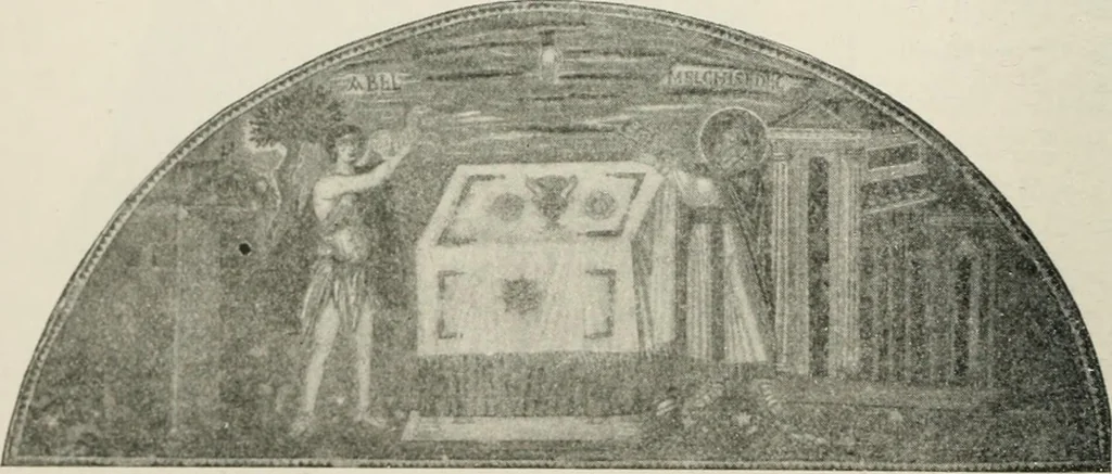 An illustration from Monuments of the early church, 1901, leaf 343