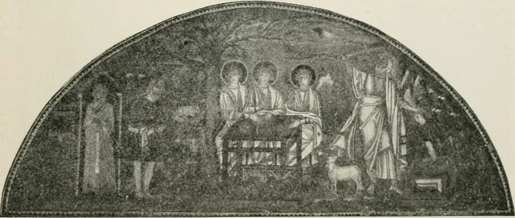 An illustration from Monuments of the early church, 1901, leaf 344