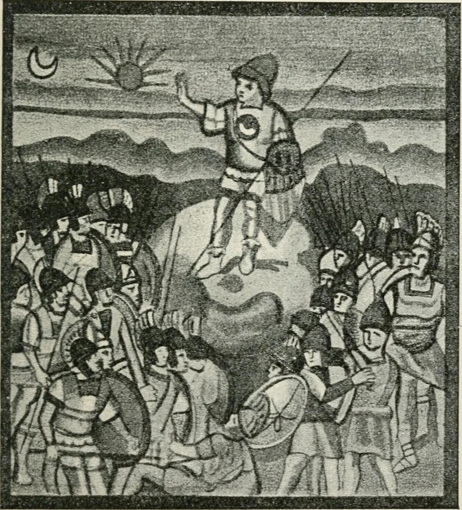 An illustration from Monuments of the early church, 1901, leaf 352