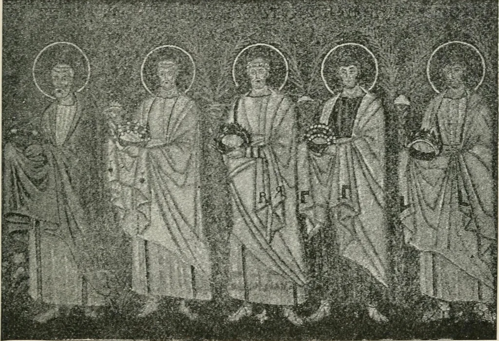 An illustration from Monuments of the early church, 1901, leaf 354