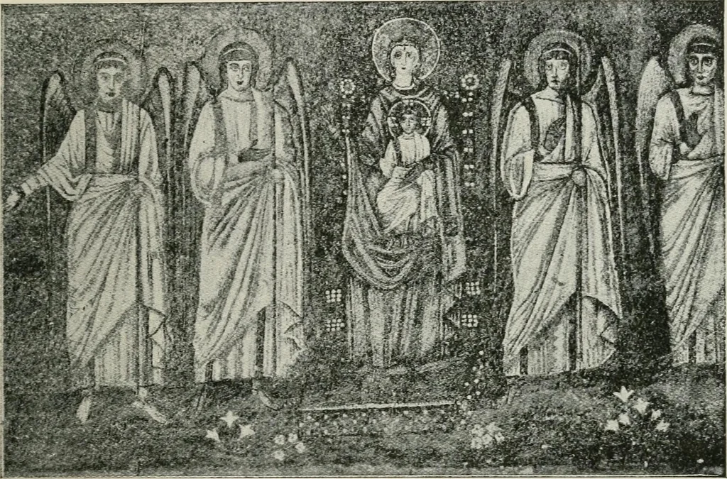 An illustration from Monuments of the early church, 1901, leaf 356