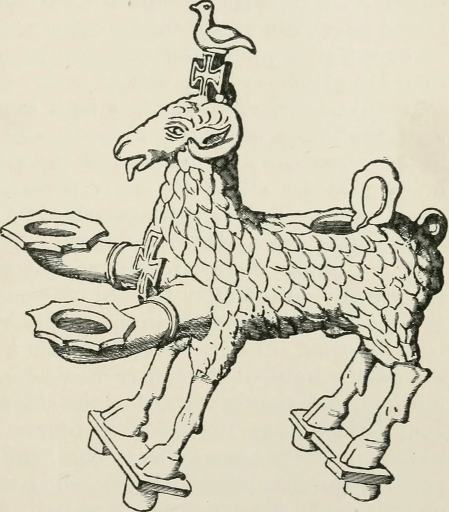 An illustration from Monuments of the early church, 1901, leaf 380
