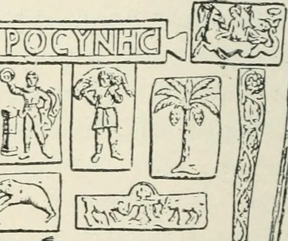An illustration from Monuments of the early church, 1901, leaf 385