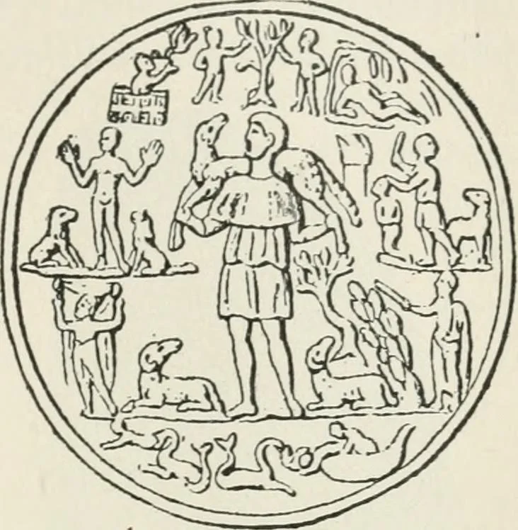 An illustration from Monuments of the early church, 1901, leaf 386