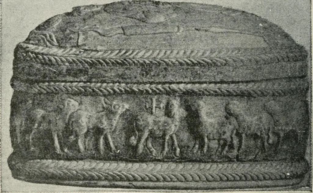 An illustration from Monuments of the early church, 1901, leaf 389