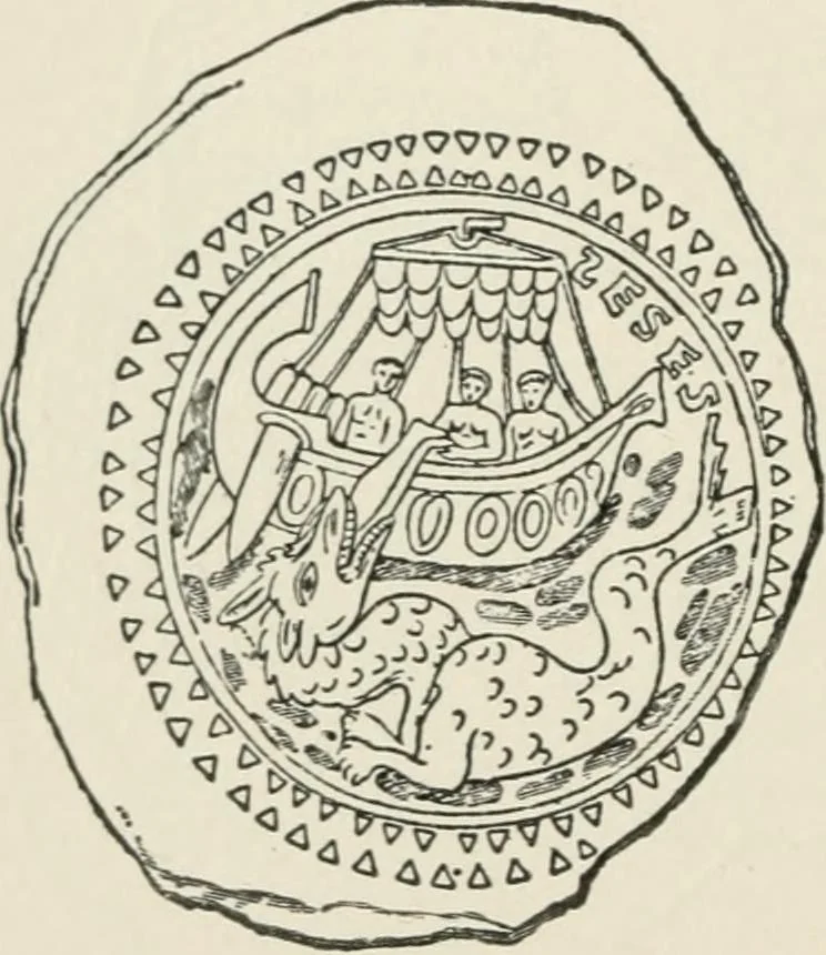An illustration from Monuments of the early church, 1901, leaf 393