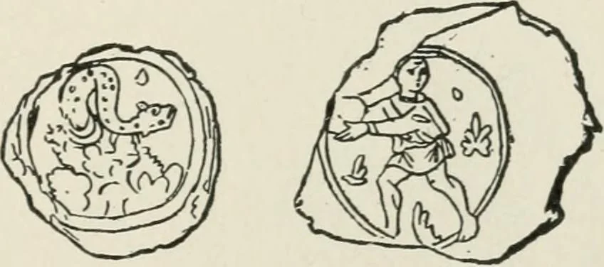 An illustration from Monuments of the early church, 1901, leaf 394