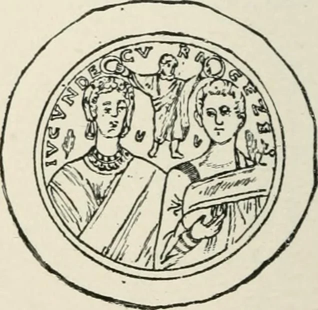 An illustration from Monuments of the early church, 1901, leaf 395