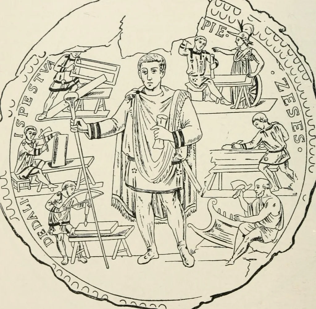 An illustration from Monuments of the early church, 1901, leaf 397
