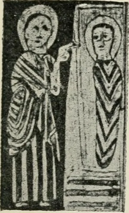 An illustration from Monuments of the early church, 1901, leaf 408
