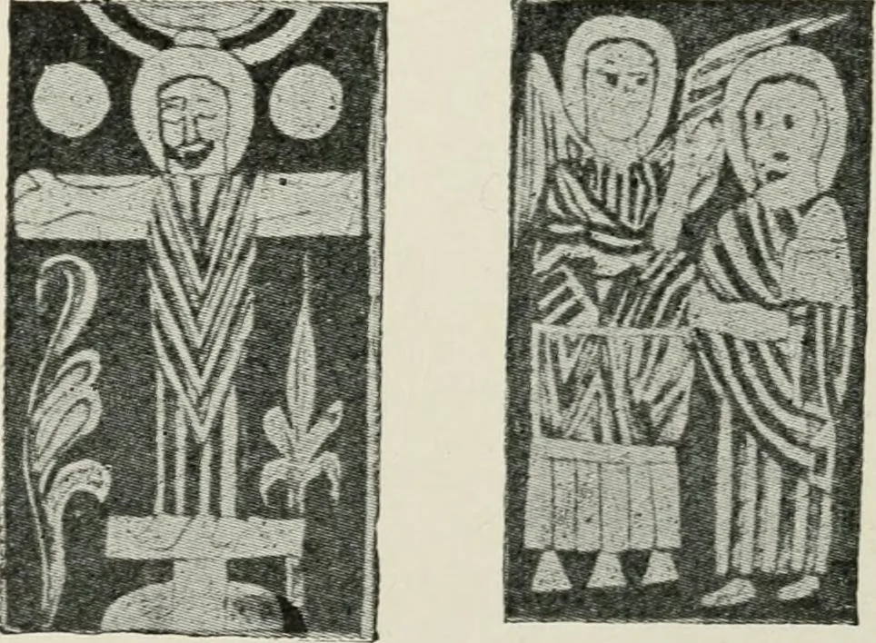 An illustration from Monuments of the early church, 1901, leaf 408