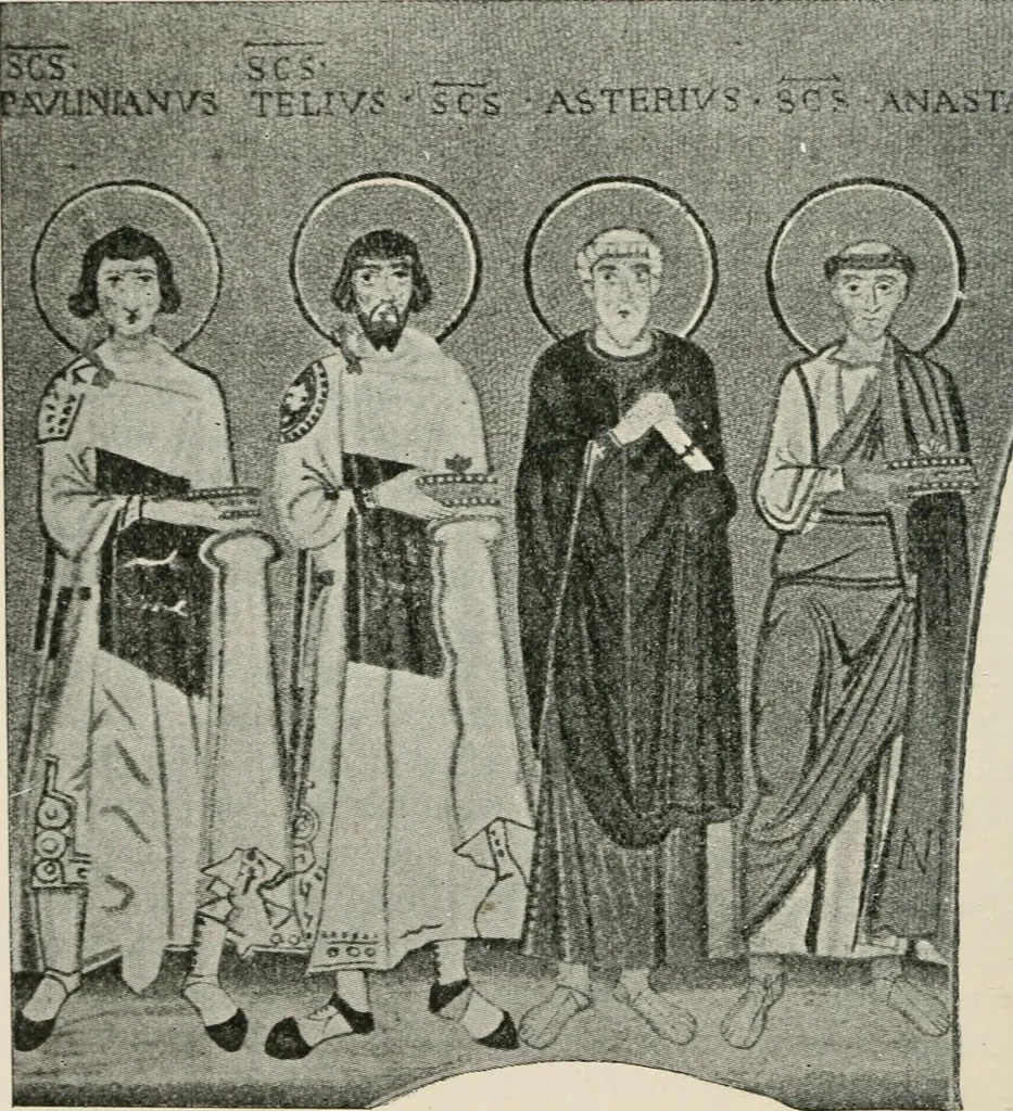 An illustration from Monuments of the early church, 1901, leaf 433