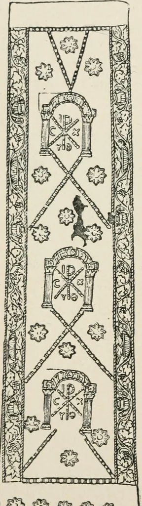 An illustration from Monuments of the early church, 1901, leaf 71