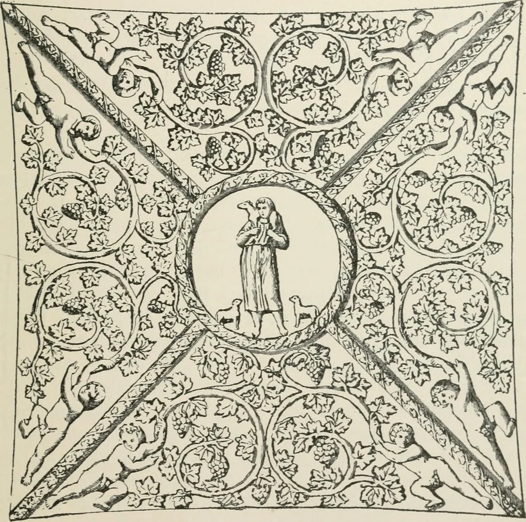 An illustration from Monuments of the early church, 1901, leaf 86