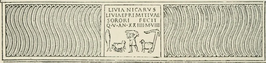 An illustration from Monuments of the early church, 1901, leaf 91
