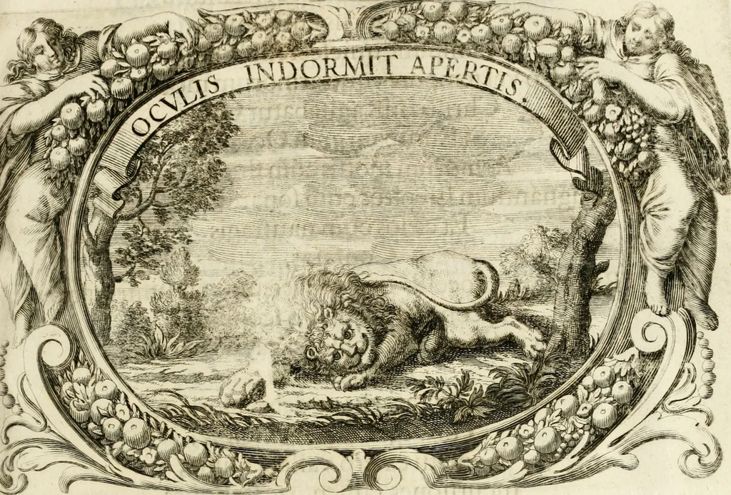 An illustration from Monumentum extremi honoris, perennis virtutis piis manibus serenissimi ac potentissimi principis Ferdinandi Mariae, utriusque Bavariae at superioris Palatinatus ducis ... : in Regio Electorali Templo RR. PP. Clericorum Regularium erectum ac nuncupatum, 1679, leaf 120
