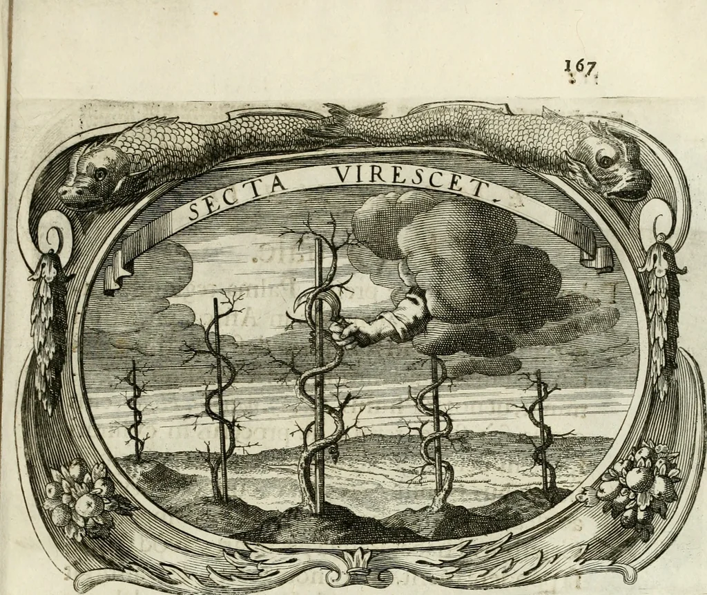 An illustration from Monumentum extremi honoris, perennis virtutis piis manibus serenissimi ac potentissimi principis Ferdinandi Mariae, utriusque Bavariae at superioris Palatinatus ducis ... : in Regio Electorali Templo RR. PP. Clericorum Regularium erectum ac nuncupatum, 1679, leaf 176