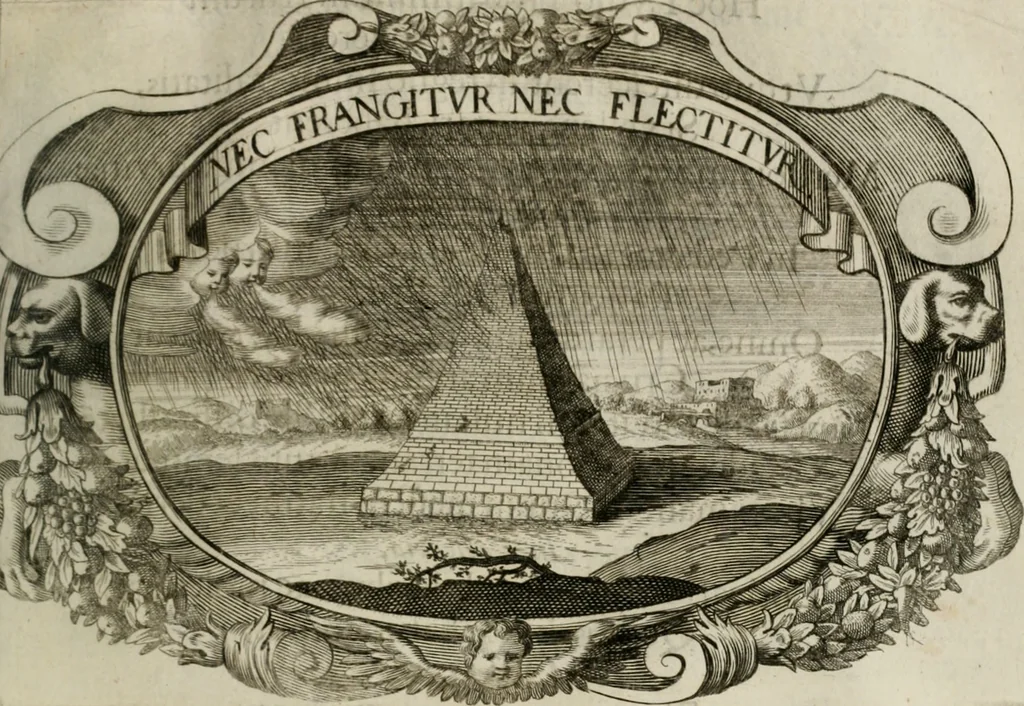 An illustration from Monumentum extremi honoris : perennis virtutis piis manibus serenissimi ac potentissimi principis Ferdinandi Mariae, utriusque Bavariae, ac superioris Palatinatus ducis ... : in Regio Electorali Templo RR. PP. Clericorum Regularium erectum ac nuncupatum, 1679, leaf 140