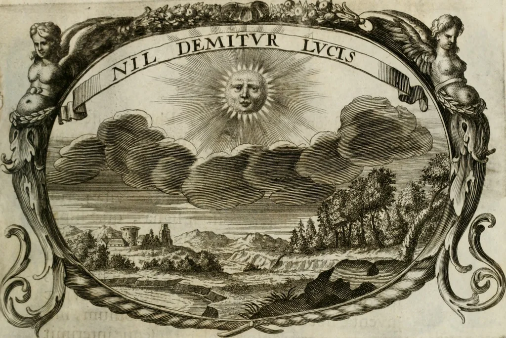 An illustration from Monumentum extremi honoris : perennis virtutis piis manibus serenissimi ac potentissimi principis Ferdinandi Mariae, utriusque Bavariae, ac superioris Palatinatus ducis ... : in Regio Electorali Templo RR. PP. Clericorum Regularium erectum ac nuncupatum, 1679, leaf 168