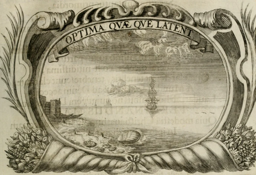 An illustration from Monumentum extremi honoris : perennis virtutis piis manibus serenissimi ac potentissimi principis Ferdinandi Mariae, utriusque Bavariae, ac superioris Palatinatus ducis ... : in Regio Electorali Templo RR. PP. Clericorum Regularium erectum ac nuncupatum, 1679, leaf 84