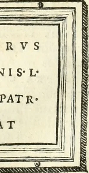 An illustration from Monumentum sive columbarium libertorum et servorum Liviae Augustae et Caesarum : Romae detectum in Via Appia, anno M.D.CC.XXVI., 1727, leaf 129