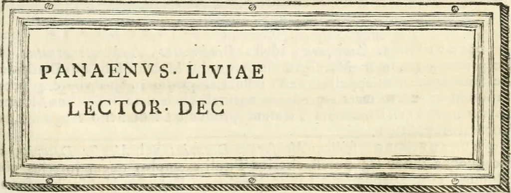 An illustration from Monumentum sive columbarium libertorum et servorum Liviae Augustae et Caesarum : Romae detectum in Via Appia, anno M.D.CC.XXVI., 1727, leaf 130