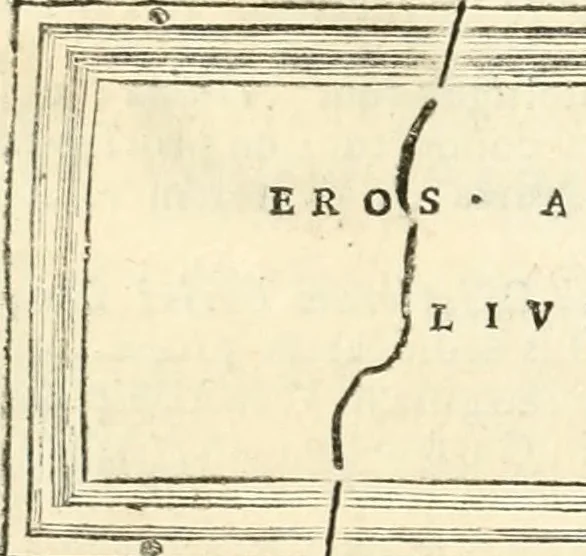 An illustration from Monumentum sive columbarium libertorum et servorum Liviae Augustae et Caesarum : Romae detectum in Via Appia, anno M.D.CC.XXVI., 1727, leaf 135