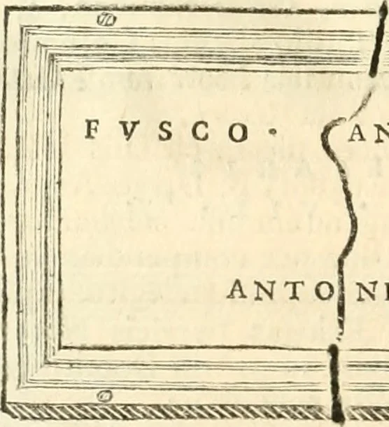 An illustration from Monumentum sive columbarium libertorum et servorum Liviae Augustae et Caesarum : Romae detectum in Via Appia, anno M.D.CC.XXVI., 1727, leaf 155