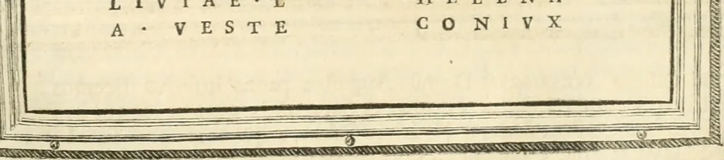 An illustration from Monumentum sive columbarium libertorum et servorum Liviae Augustae et Caesarum : Romae detectum in Via Appia, anno M.D.CC.XXVI., 1727, leaf 172