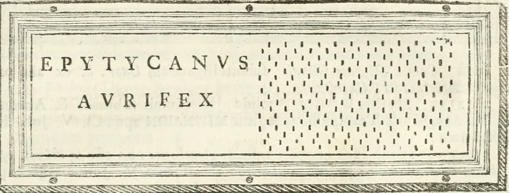 An illustration from Monumentum sive columbarium libertorum et servorum Liviae Augustae et Caesarum : Romae detectum in Via Appia, anno M.D.CC.XXVI., 1727, leaf 190