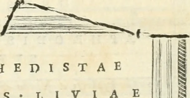 An illustration from Monumentum sive columbarium libertorum et servorum Liviae Augustae et Caesarum : Romae detectum in Via Appia, anno M.D.CC.XXVI., 1727, leaf 212