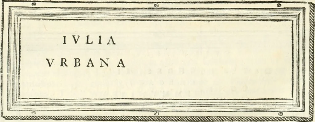 An illustration from Monumentum sive columbarium libertorum et servorum Liviae Augustae et Caesarum : Romae detectum in Via Appia, anno M.D.CC.XXVI., 1727, leaf 217