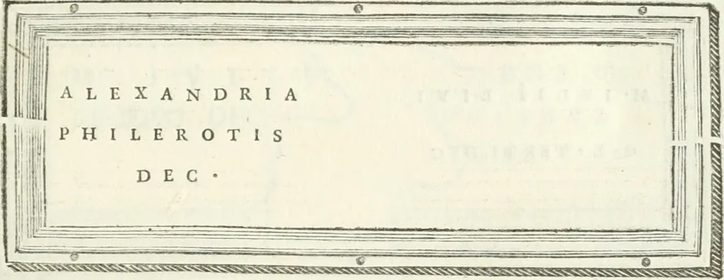 An illustration from Monumentum sive columbarium libertorum et servorum Liviae Augustae et Caesarum : Romae detectum in Via Appia, anno M.D.CC.XXVI., 1727, leaf 234