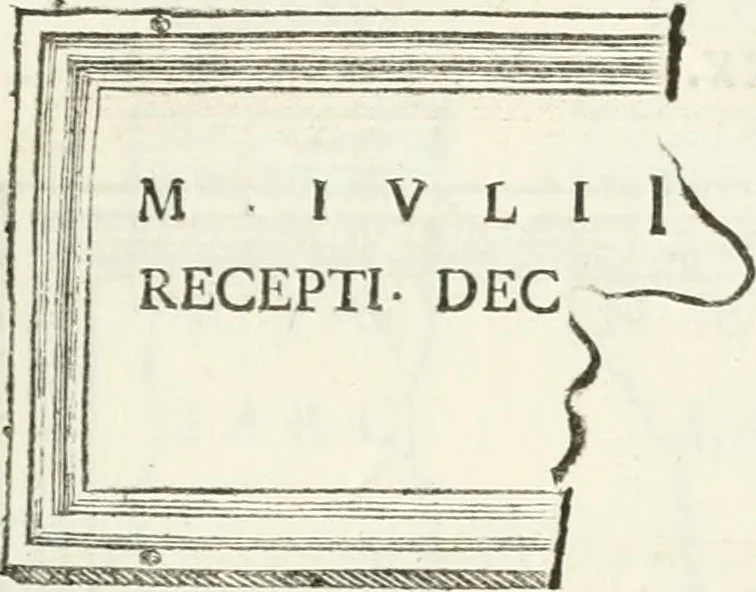 An illustration from Monumentum sive columbarium libertorum et servorum Liviae Augustae et Caesarum : Romae detectum in Via Appia, anno M.D.CC.XXVI., 1727, leaf 236