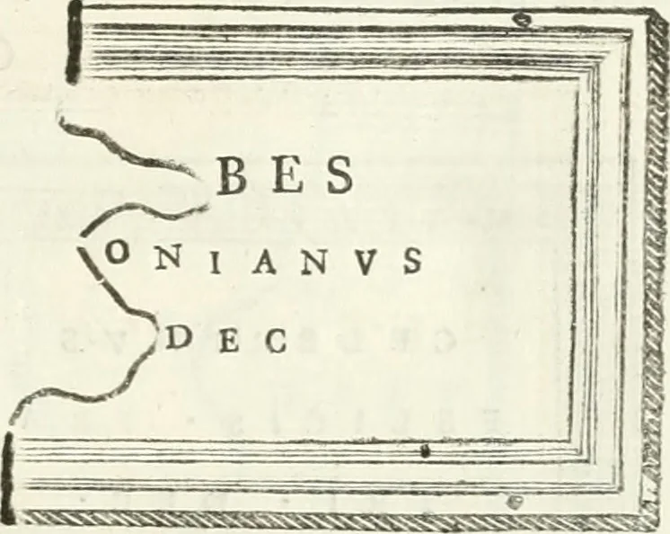 An illustration from Monumentum sive columbarium libertorum et servorum Liviae Augustae et Caesarum : Romae detectum in Via Appia, anno M.D.CC.XXVI., 1727, leaf 236
