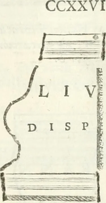 An illustration from Monumentum sive columbarium libertorum et servorum Liviae Augustae et Caesarum : Romae detectum in Via Appia, anno M.D.CC.XXVI., 1727, leaf 238