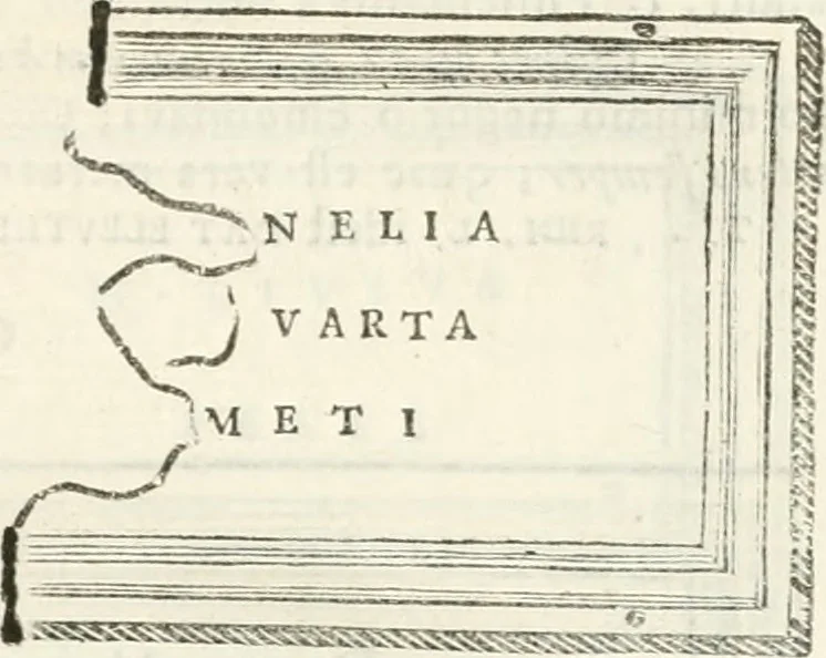 An illustration from Monumentum sive columbarium libertorum et servorum Liviae Augustae et Caesarum : Romae detectum in Via Appia, anno M.D.CC.XXVI., 1727, leaf 244