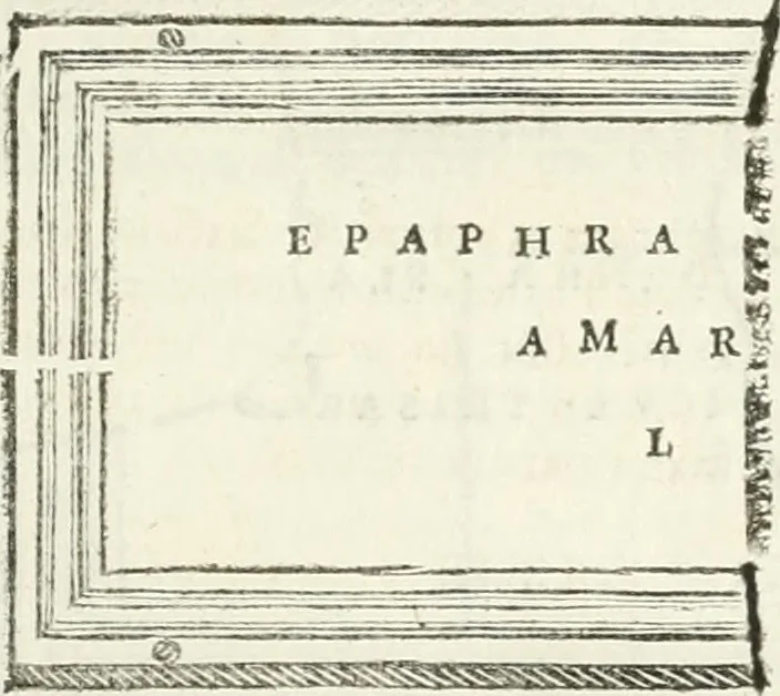 An illustration from Monumentum sive columbarium libertorum et servorum Liviae Augustae et Caesarum : Romae detectum in Via Appia, anno M.D.CC.XXVI., 1727, leaf 246