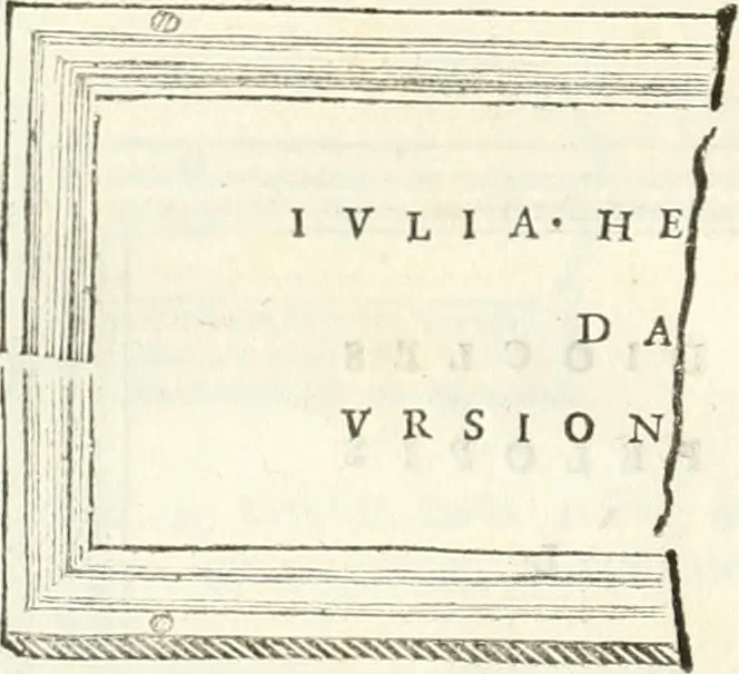 An illustration from Monumentum sive columbarium libertorum et servorum Liviae Augustae et Caesarum : Romae detectum in Via Appia, anno M.D.CC.XXVI., 1727, leaf 247