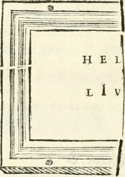 An illustration from Monumentum sive columbarium libertorum et servorum Liviae Augustae et Caesarum : Romae detectum in Via Appia, anno M.D.CC.XXVI., 1727, leaf 253