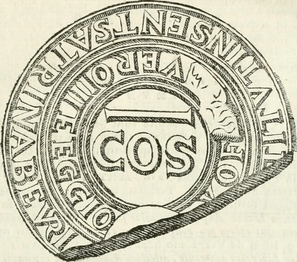 An illustration from Monumentum sive columbarium libertorum et servorum Liviae Augustae et Caesarum : Romae detectum in Via Appia, anno M.D.CC.XXVI., 1727, leaf 262