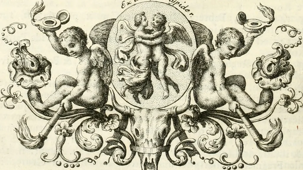 An illustration from Monumentum sive columbarium libertorum et servorum Liviae Augustae et Caesarum : Romae detectum in Via Appia, anno M.D.CC.XXVI., 1727, leaf 271